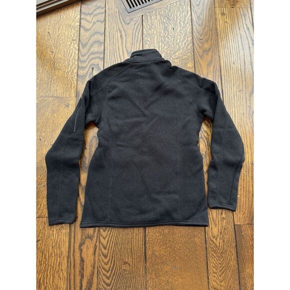 Patagonia Women's Better Sweater 1/4 Zip Pullover Size XS Black New With Tags - Picture 5 of 5